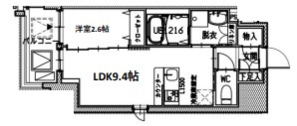 杭瀬駅 徒歩1分 10階の物件間取画像